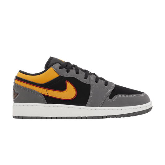 Jordan 1 Low SE Light Graphite Vivid Orange (GS)