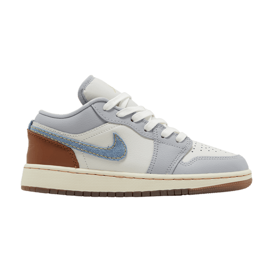 Jordan 1 Low SE Phantom Coconut Milk Amber Brown Light Armory Blue (GS)