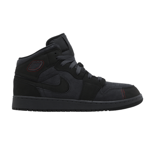 Jordan 1 Mid SE Craft Dark Smoke Red (GS)