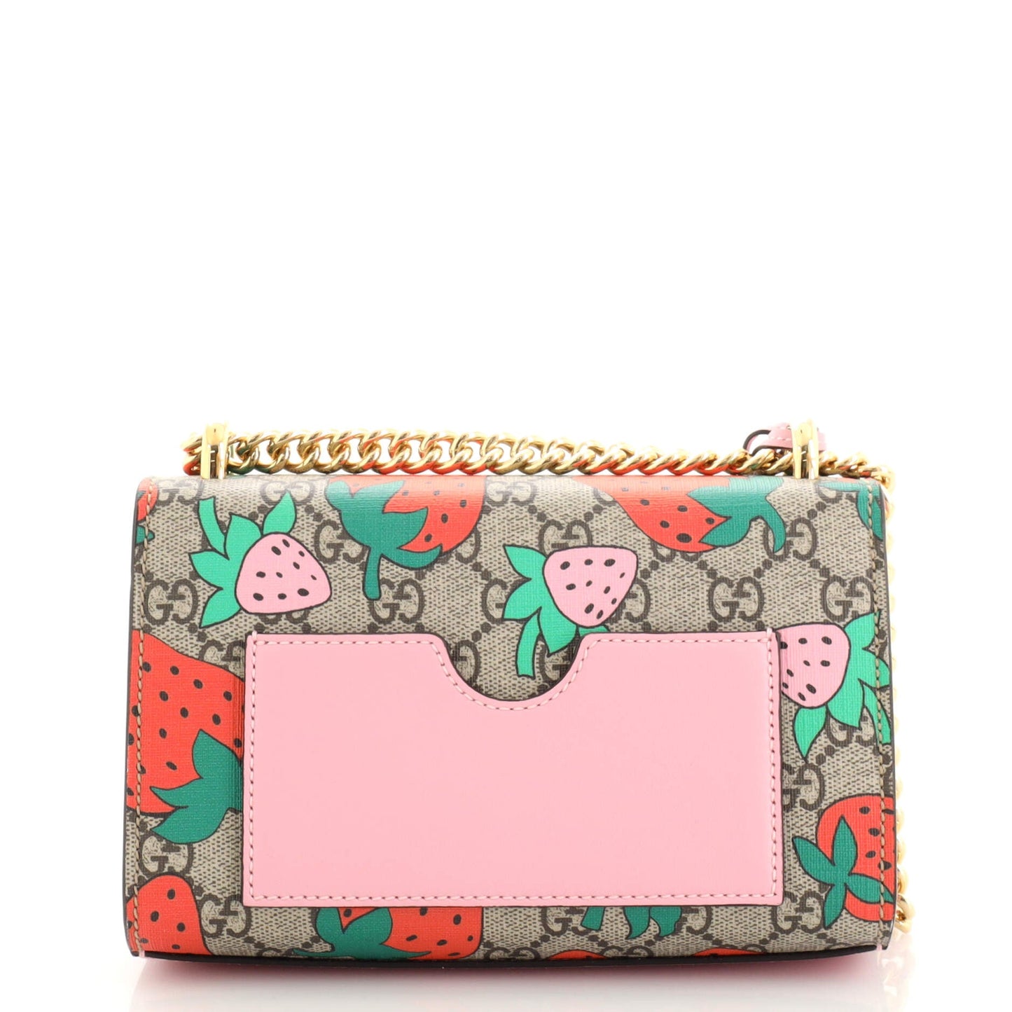 Padlock Shoulder Bag Printed GG Coated Canvas Small