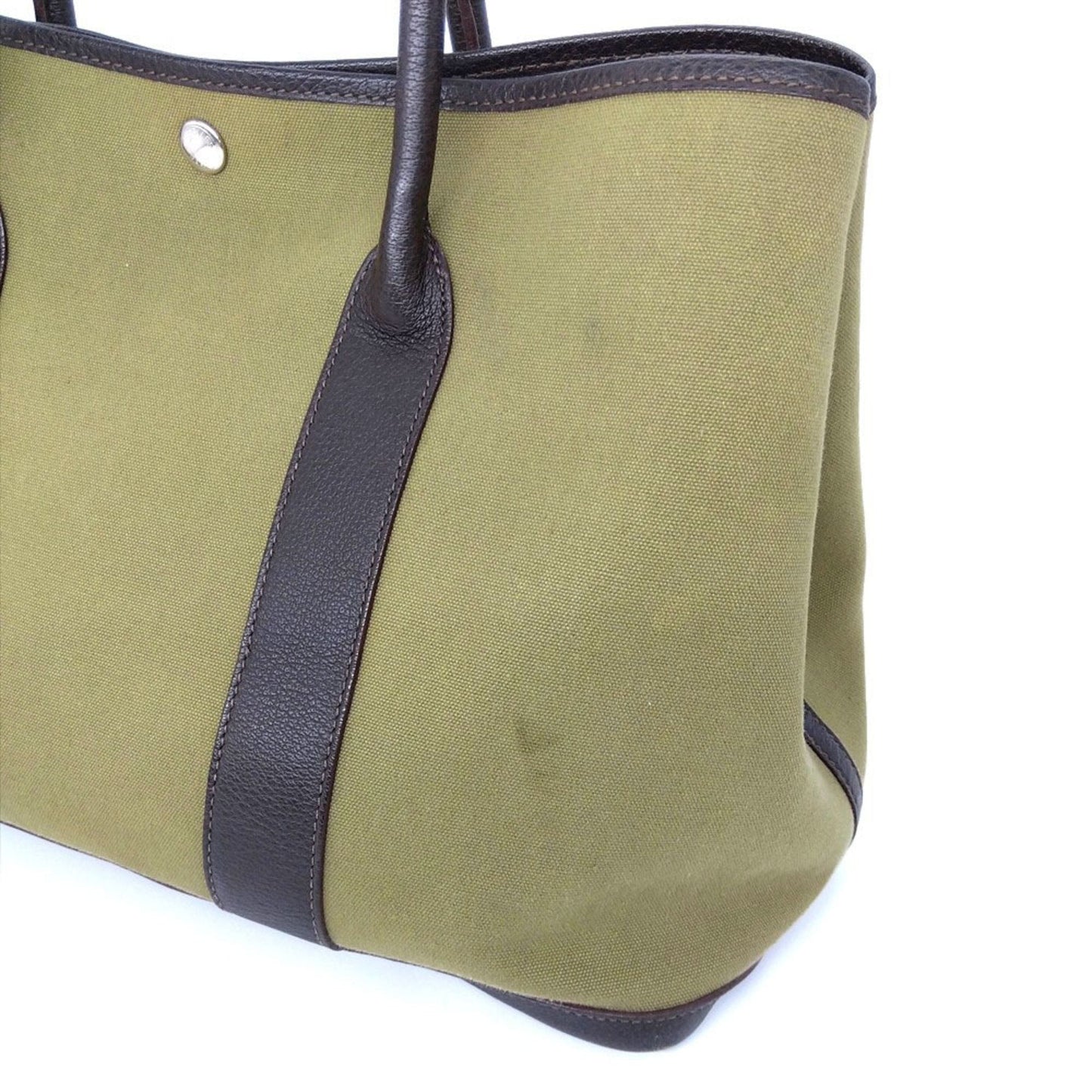 Garden Party Tote Toile and Leather 36