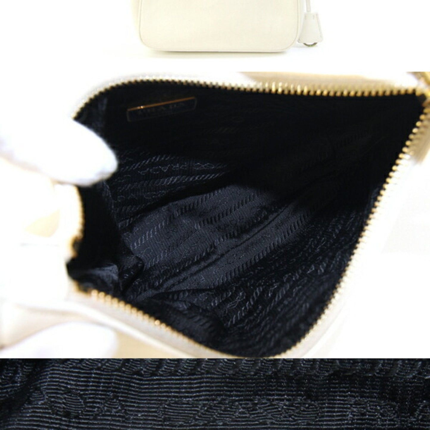 Adjustable Handle Zip Hobo Saffiano Leather Mini