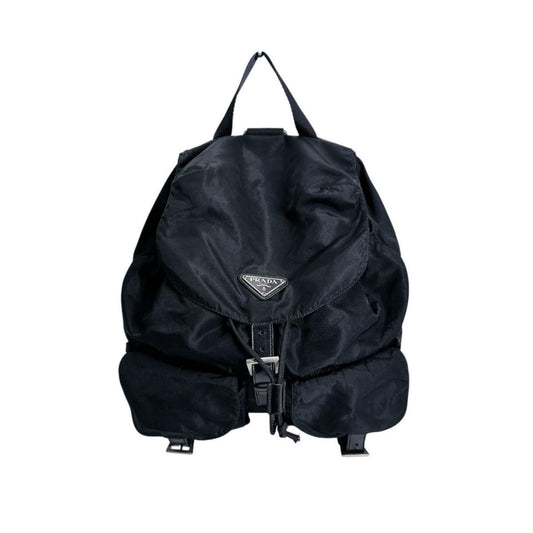 Double Front Pocket Backpack Tessuto Small
