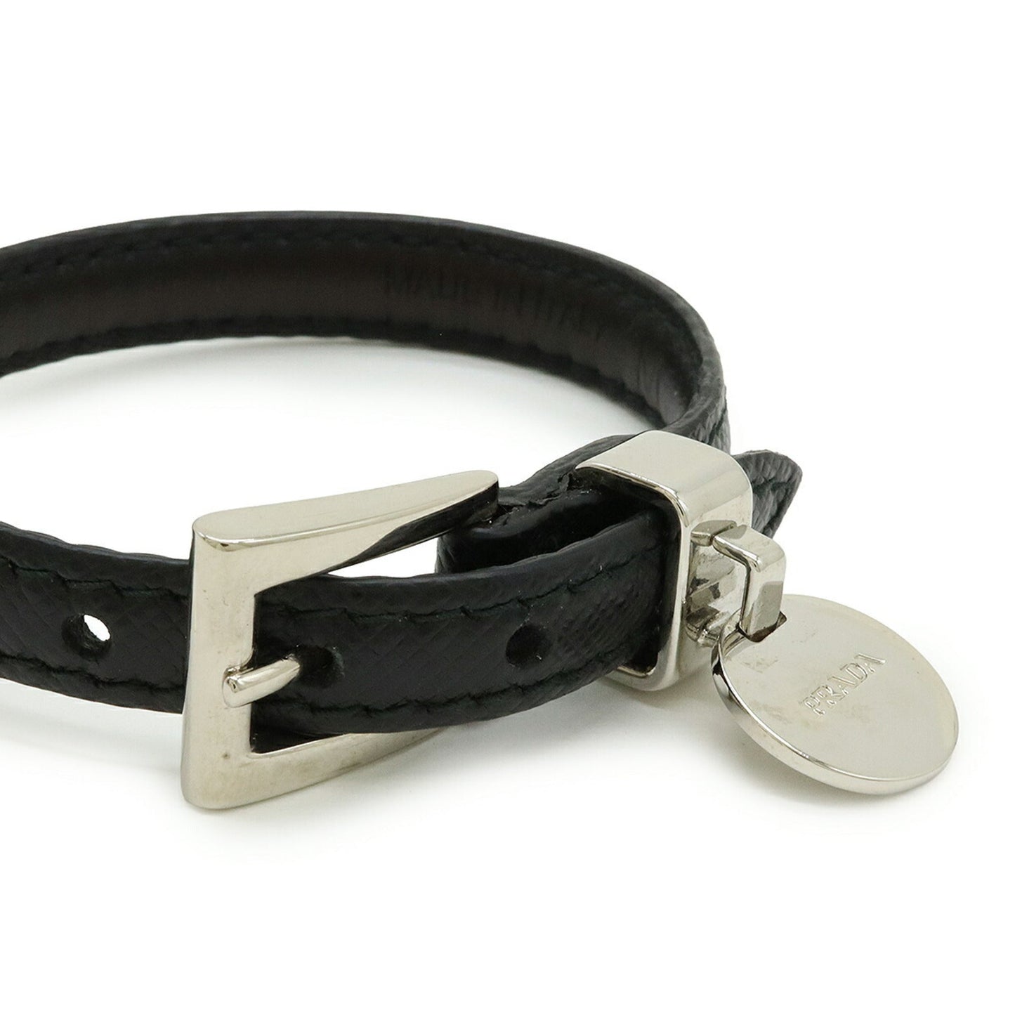 Belt Bracelet Leather Nero Black