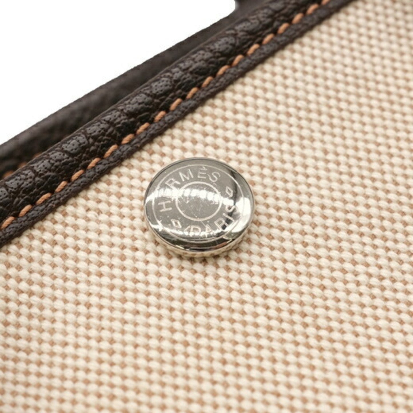 Garden Party Tote Toile and Leather 30