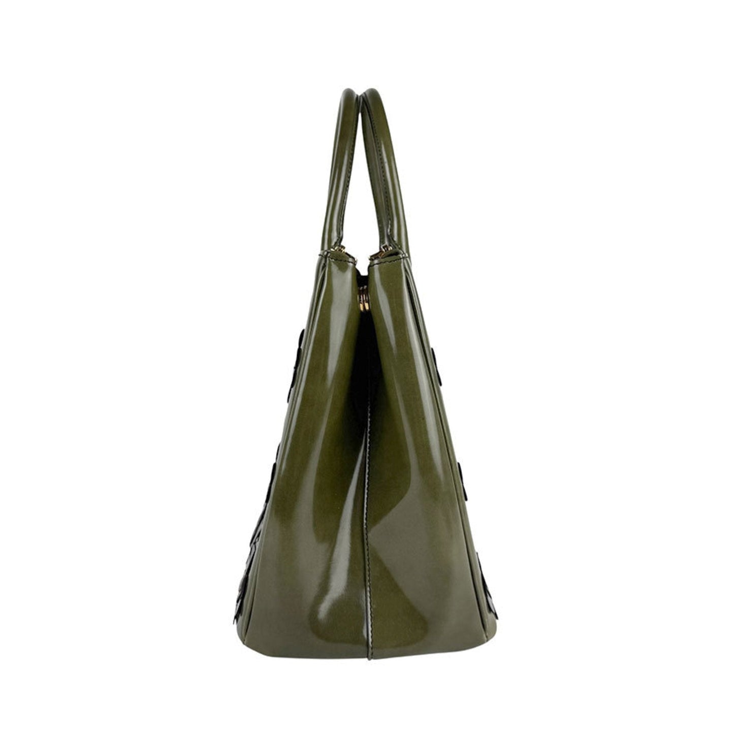 Flowers Galleria Double Zip Tote Spazzolato Leather Medium