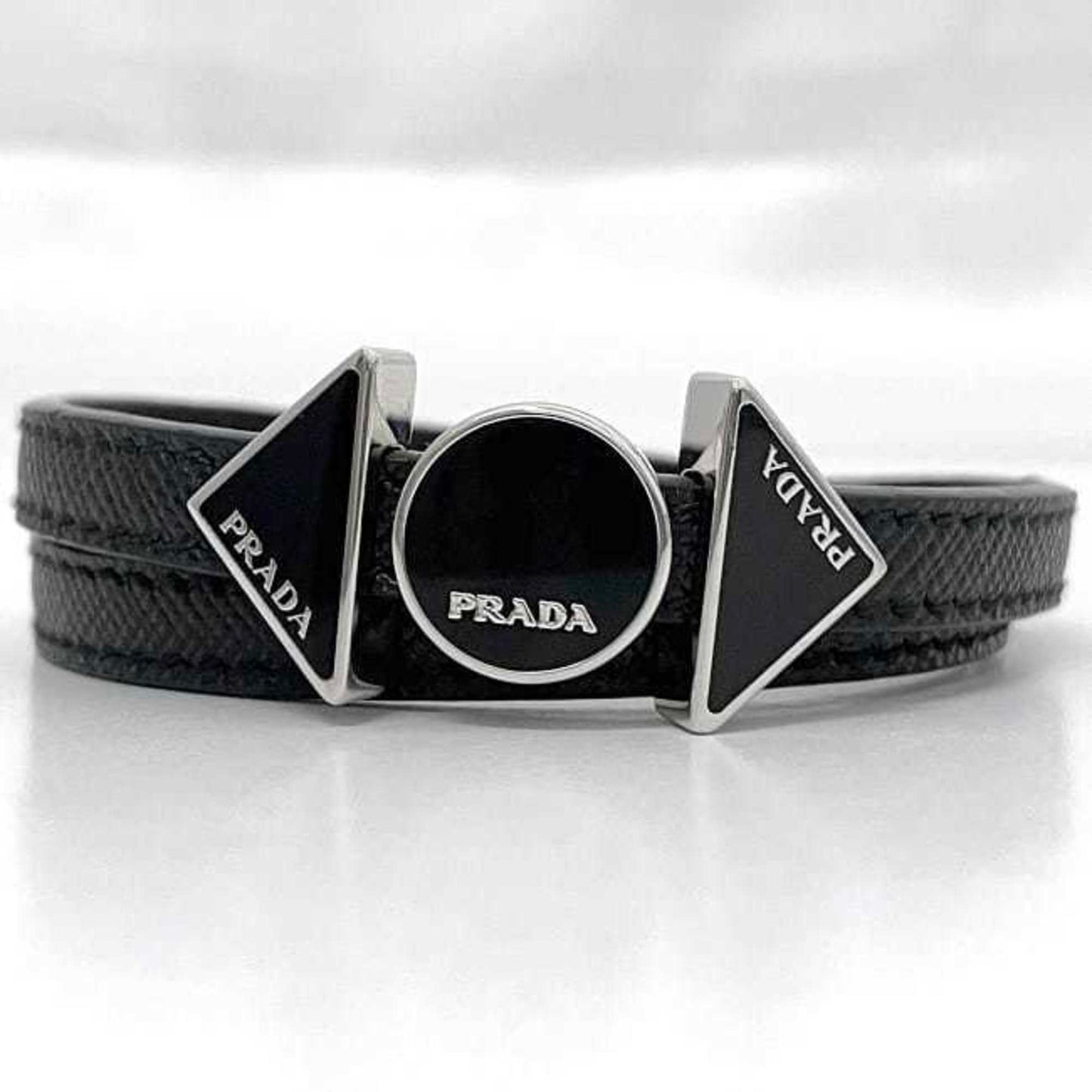 Bracelet Black Nero Leather and Metal