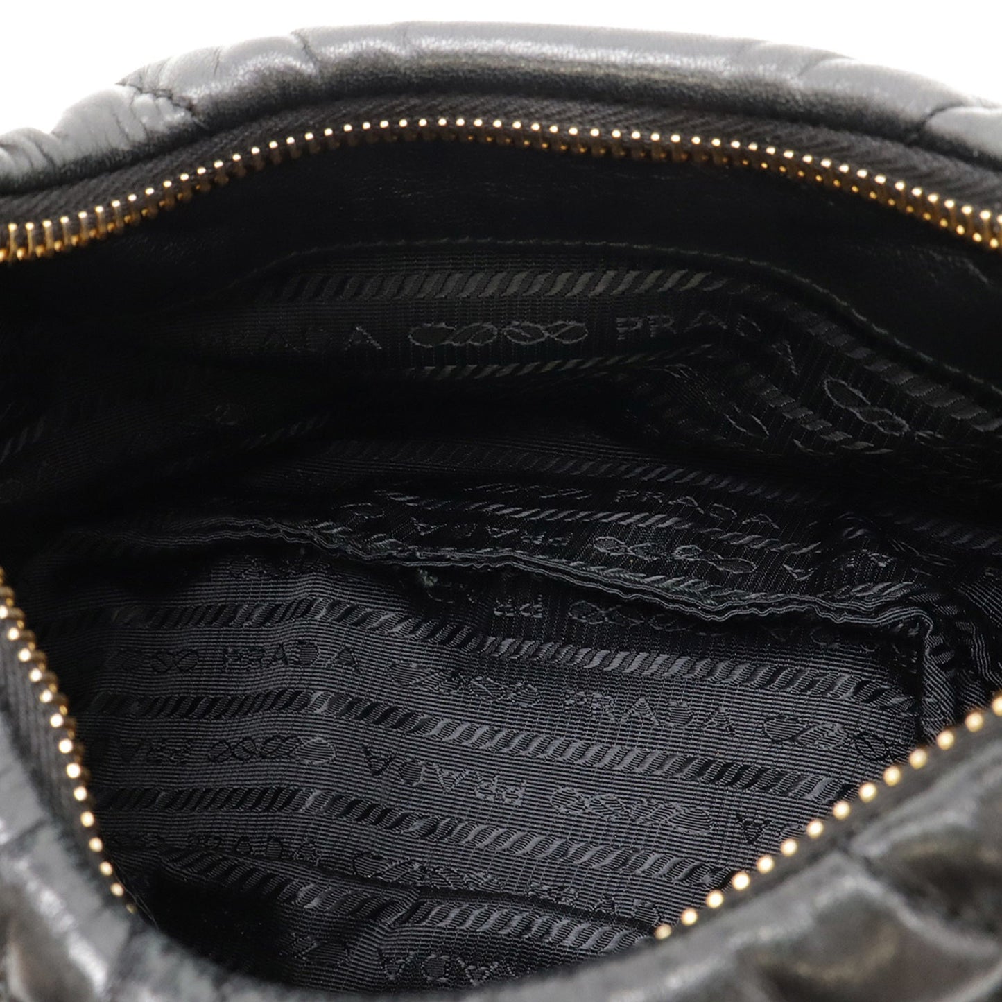 System Convertible Shoulder Bag Quilted Nappa Leather