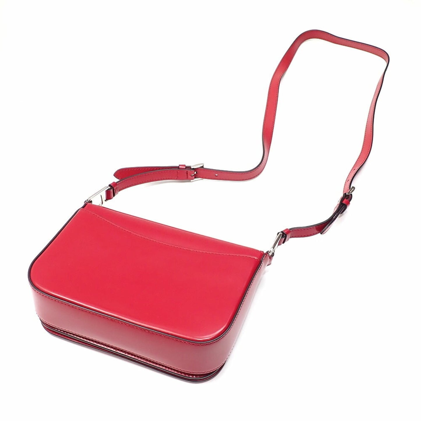 Cleo Flap Shoulder Bag Spazzolato Leather Small