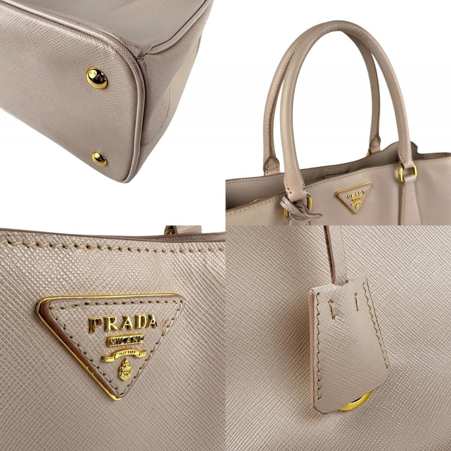 Lux Open Tote Saffiano Leather Medium