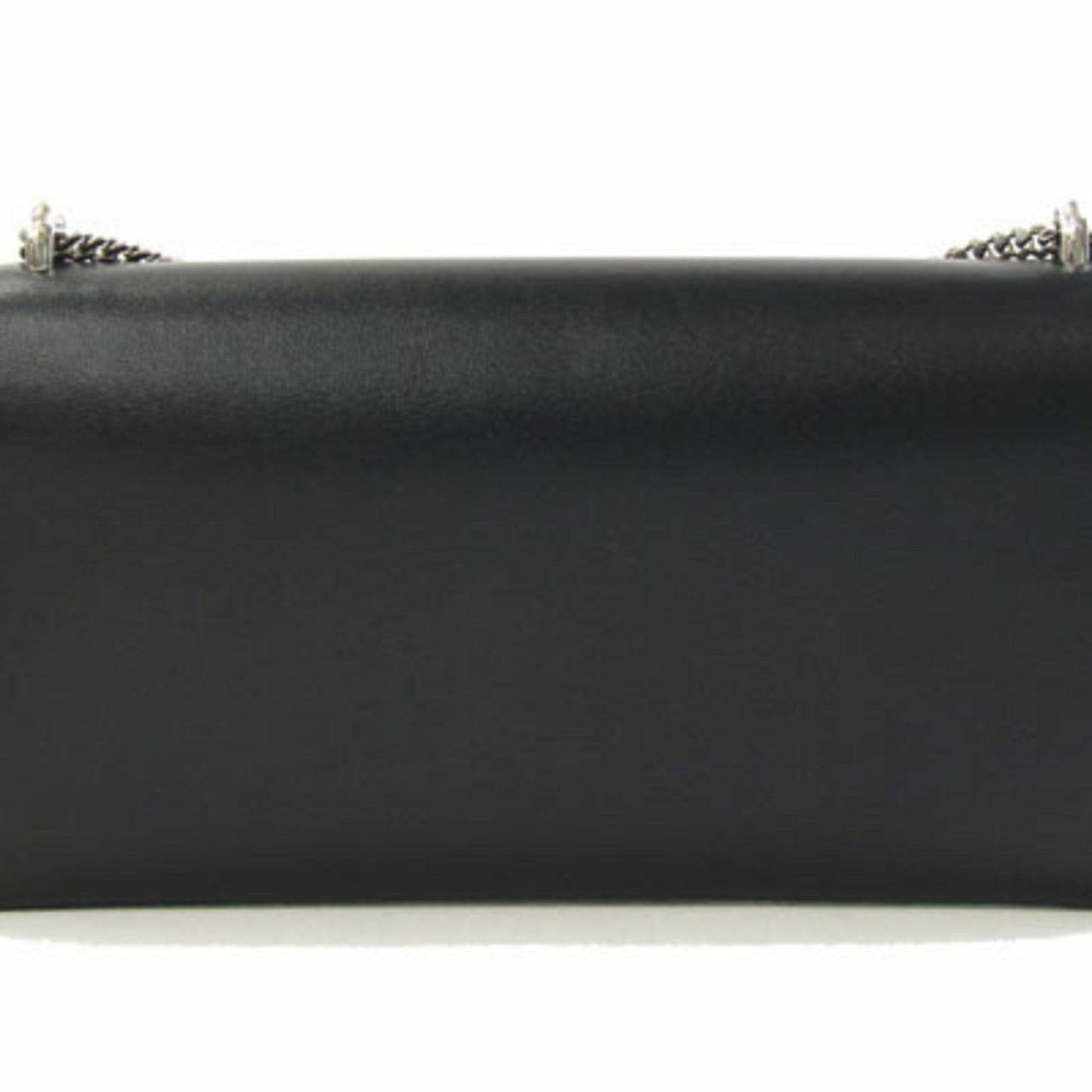 Triangle Logo Envelope Chain Crossbody Bag Leather