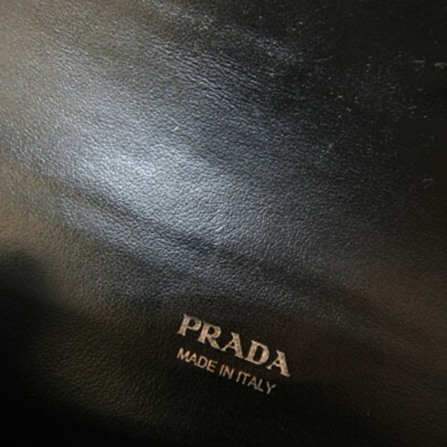 Triangle Logo Envelope Chain Crossbody Bag Leather