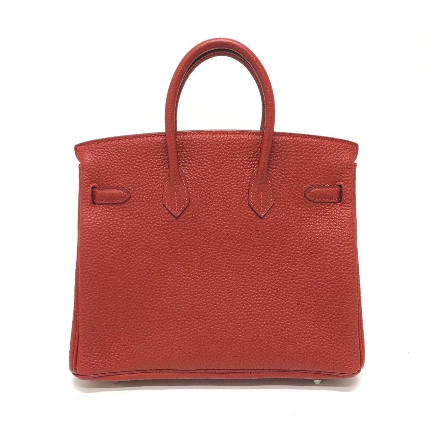 Birkin Handbag Red Togo with Palladium Hardware 25