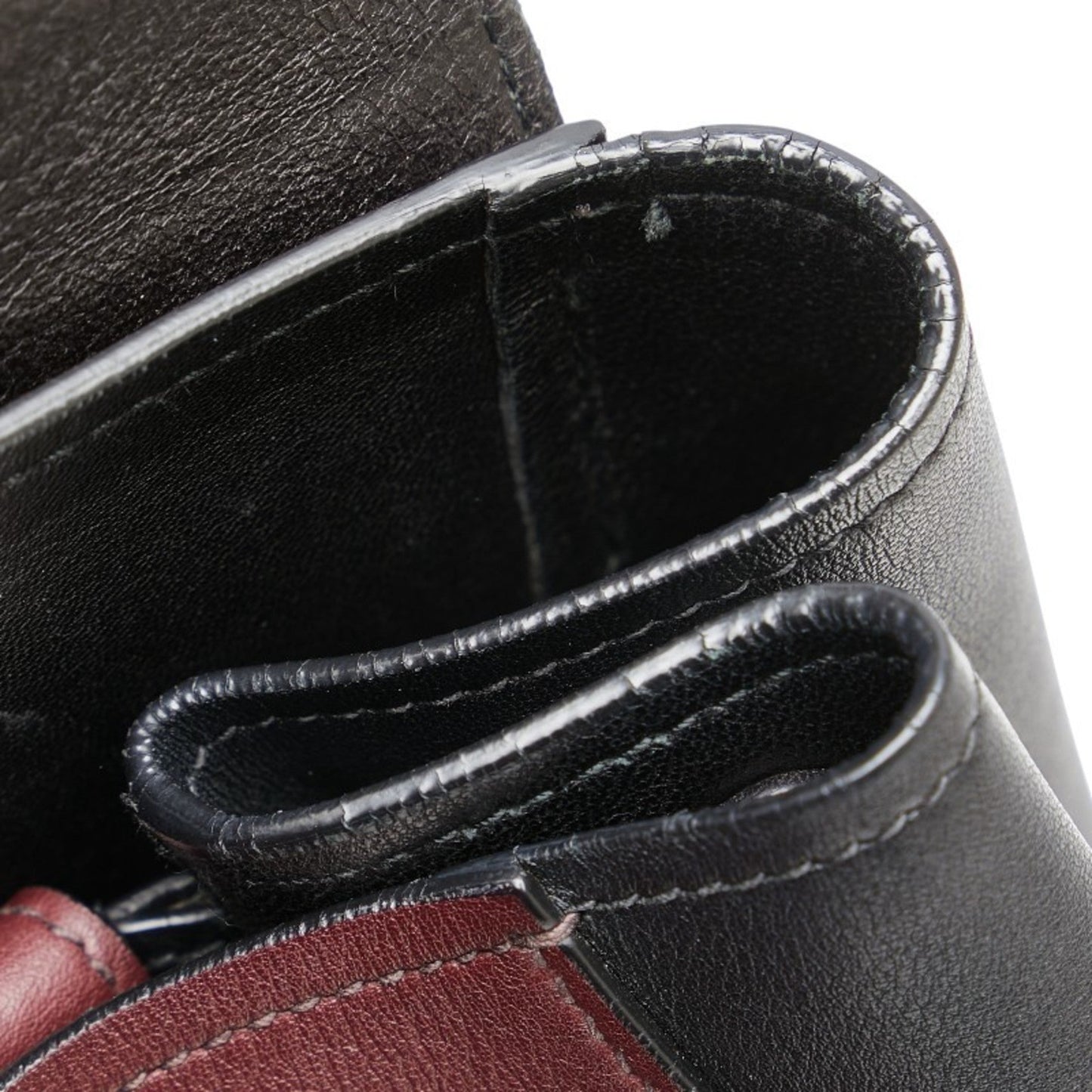 Half Flap Double Turn Lock Satchel Lux Calf North South