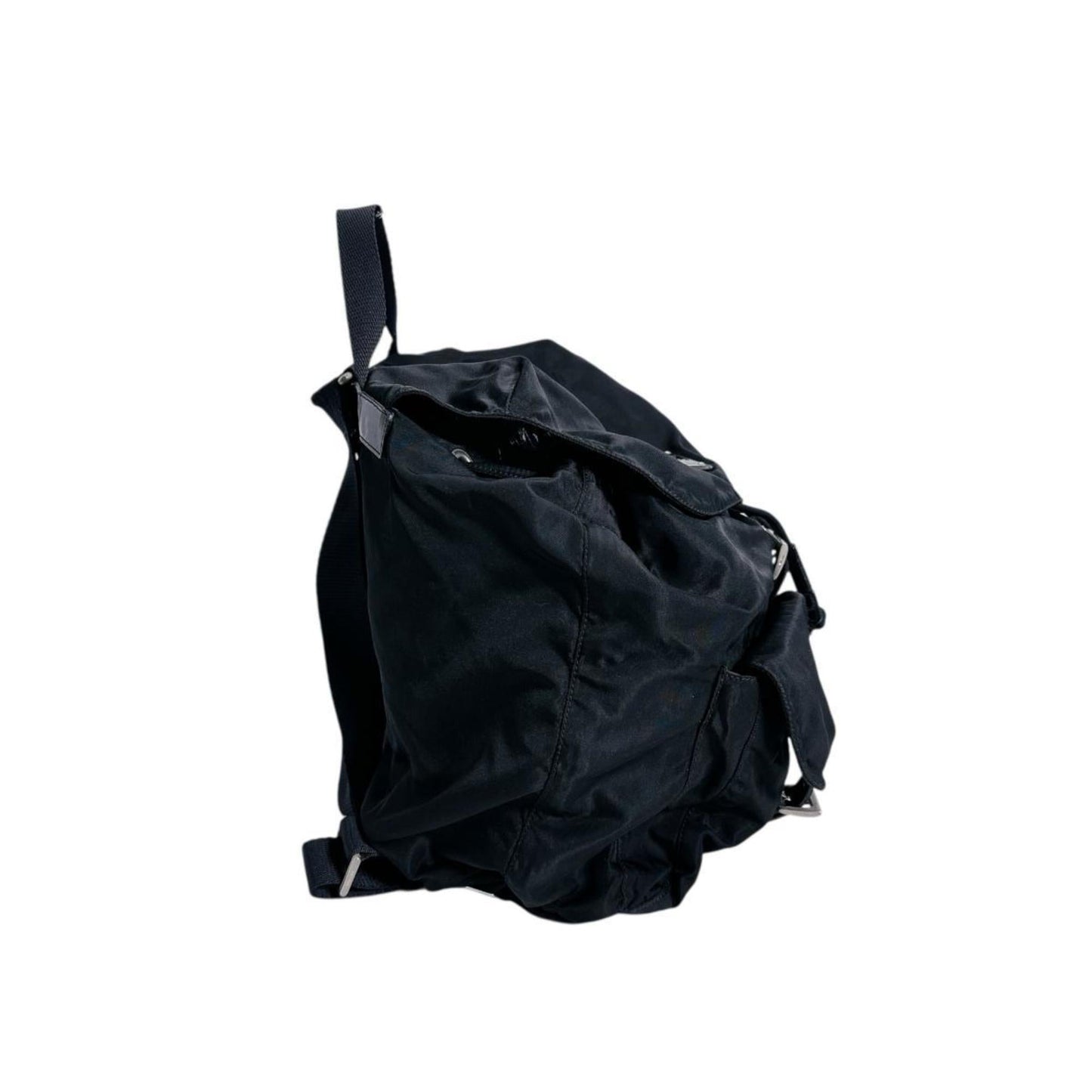 Double Front Pocket Backpack Tessuto Small