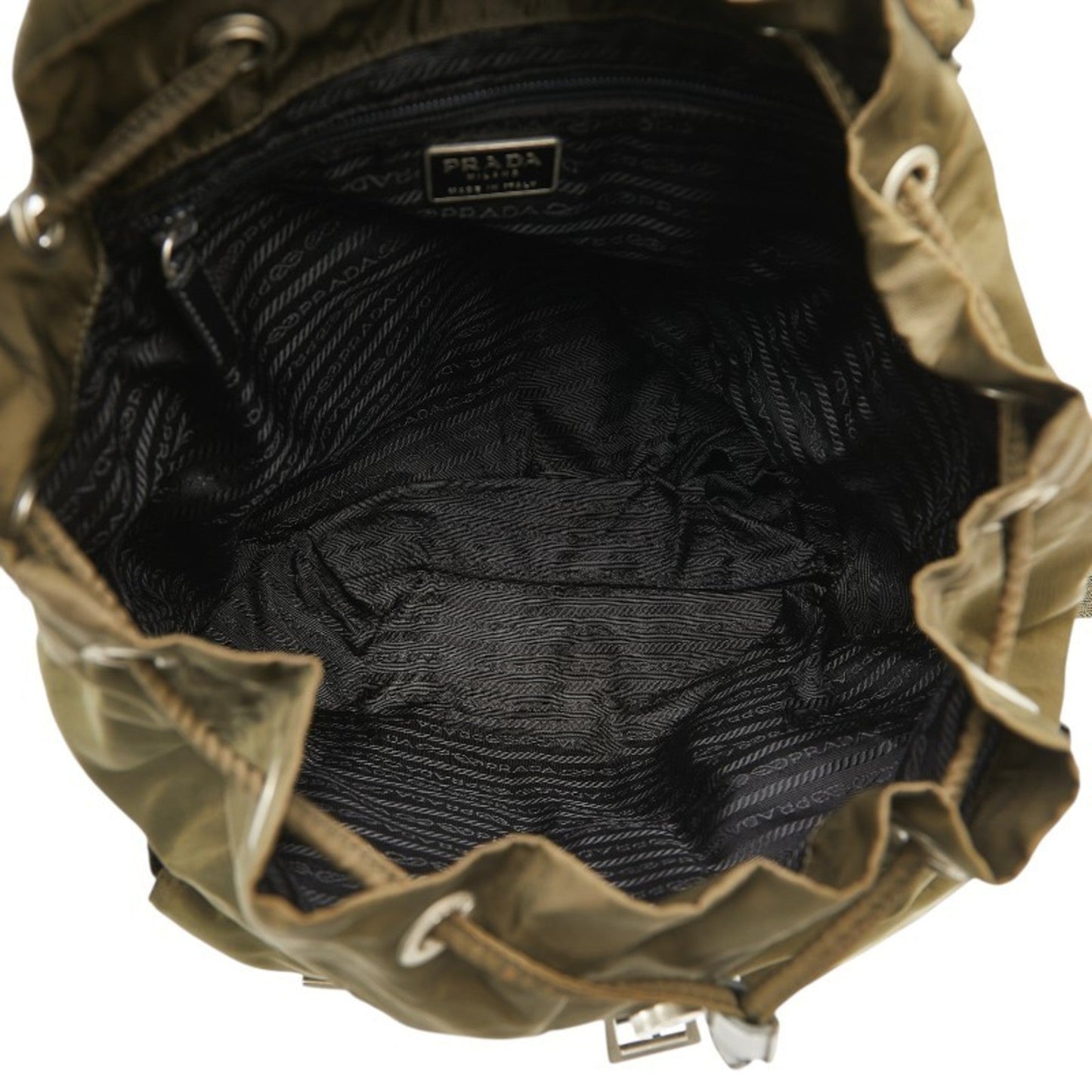 Double Front Pocket Backpack Tessuto Small