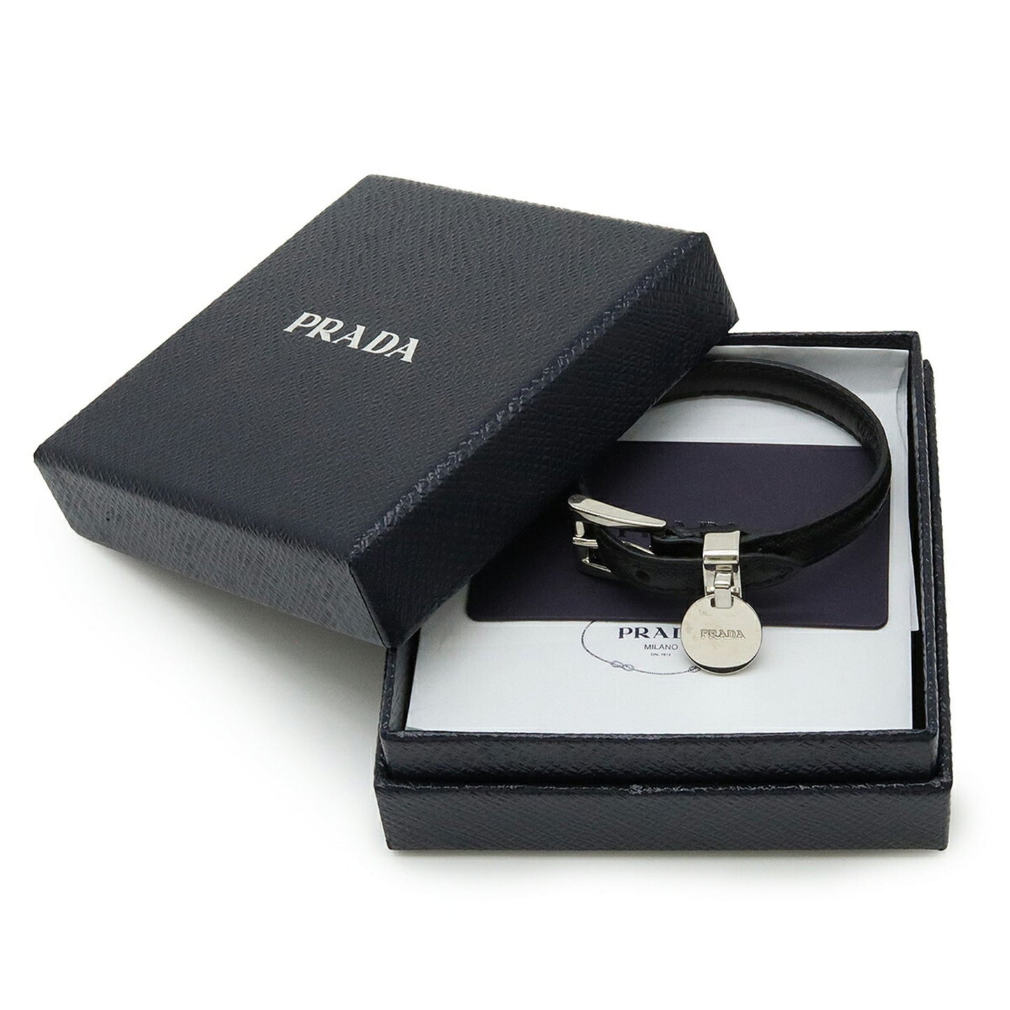 Belt Bracelet Leather Nero Black