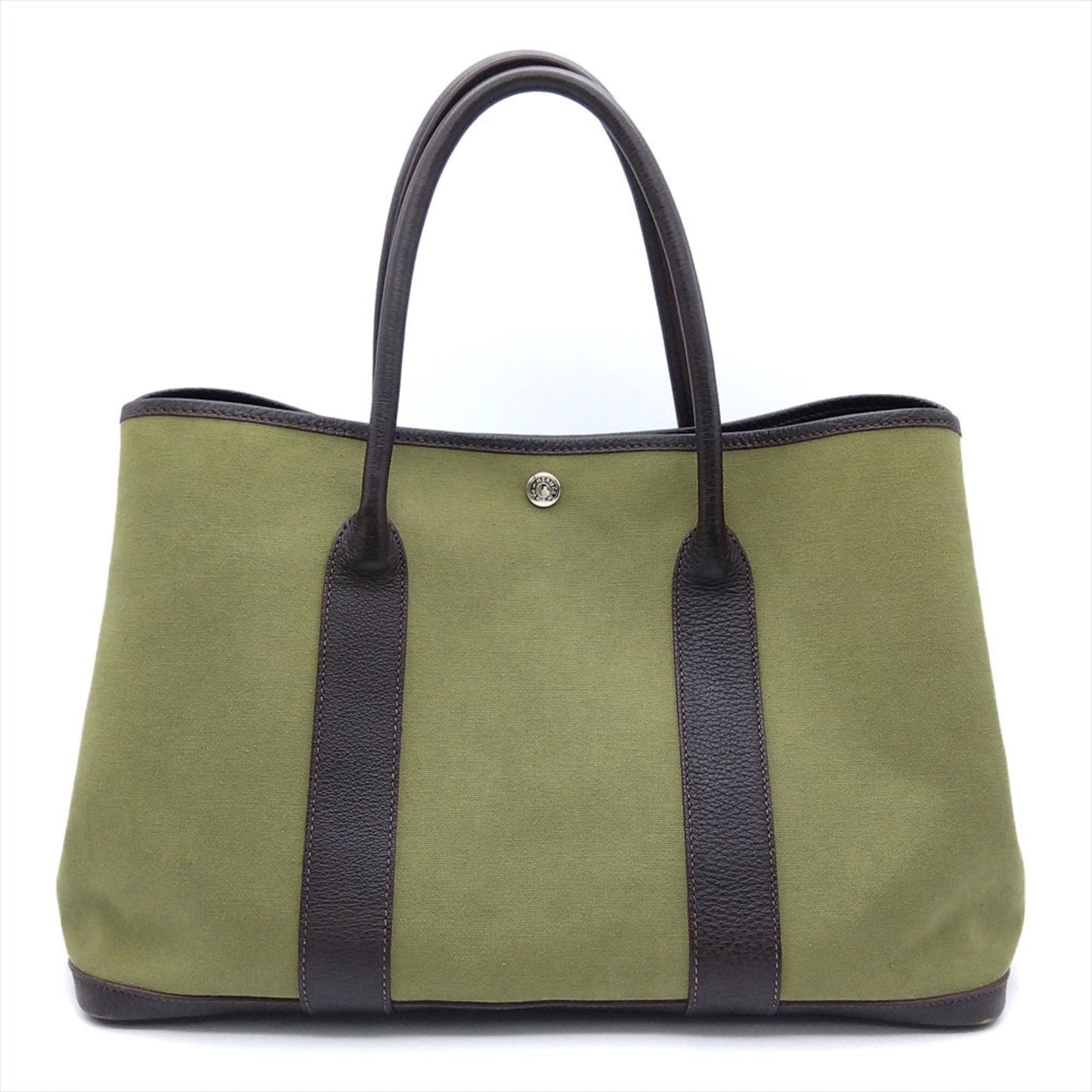 Garden Party Tote Toile and Leather 36