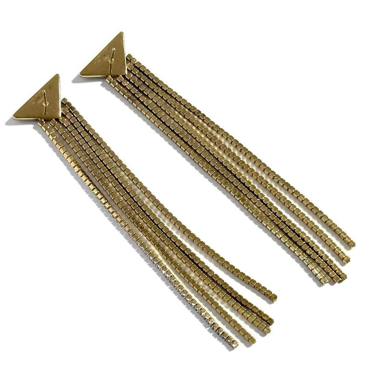 Earrings Crystal Palladium and Sterling Silver