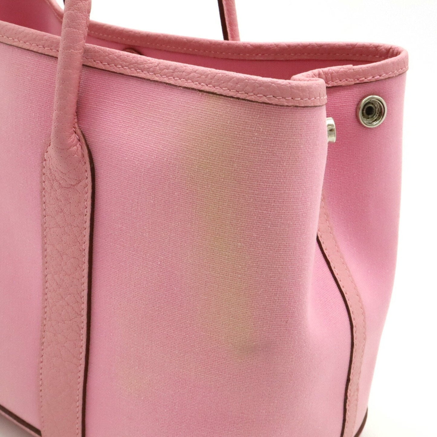 Garden Party Tote Toile and Leather 30