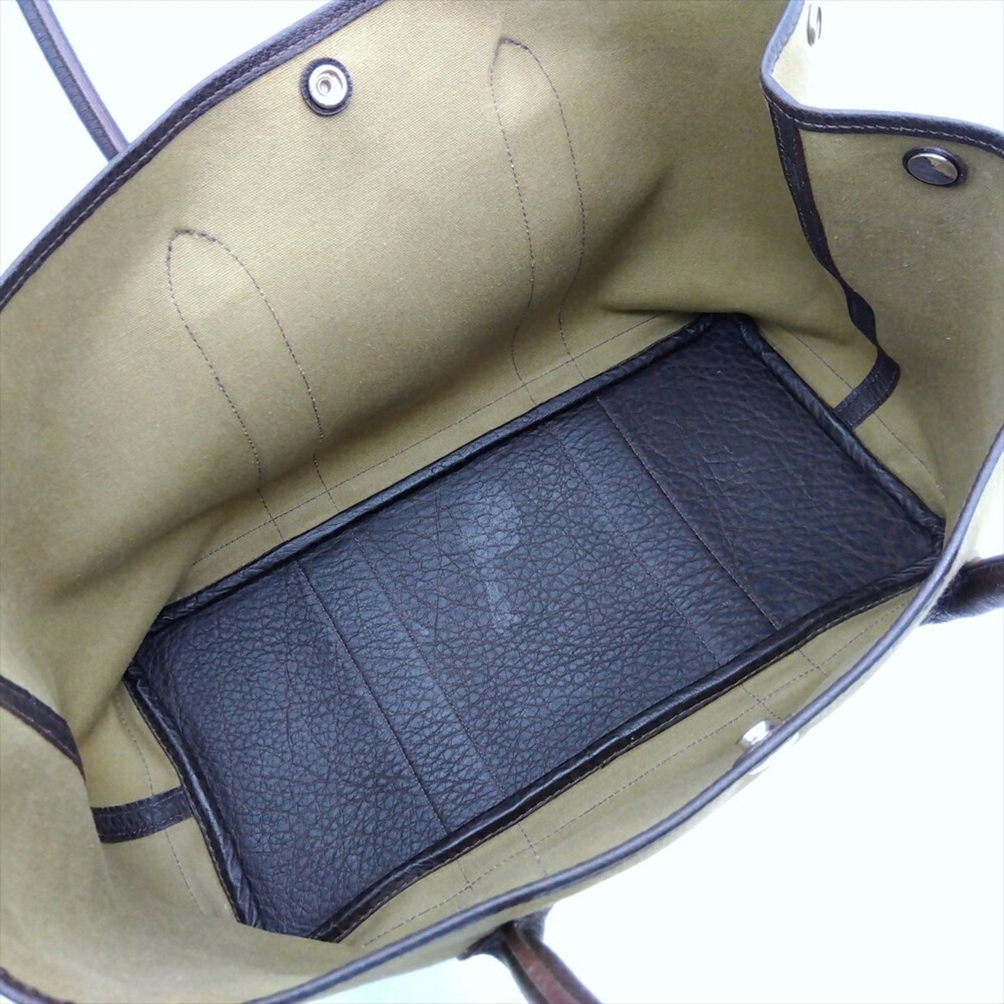 Garden Party Tote Toile and Leather 36