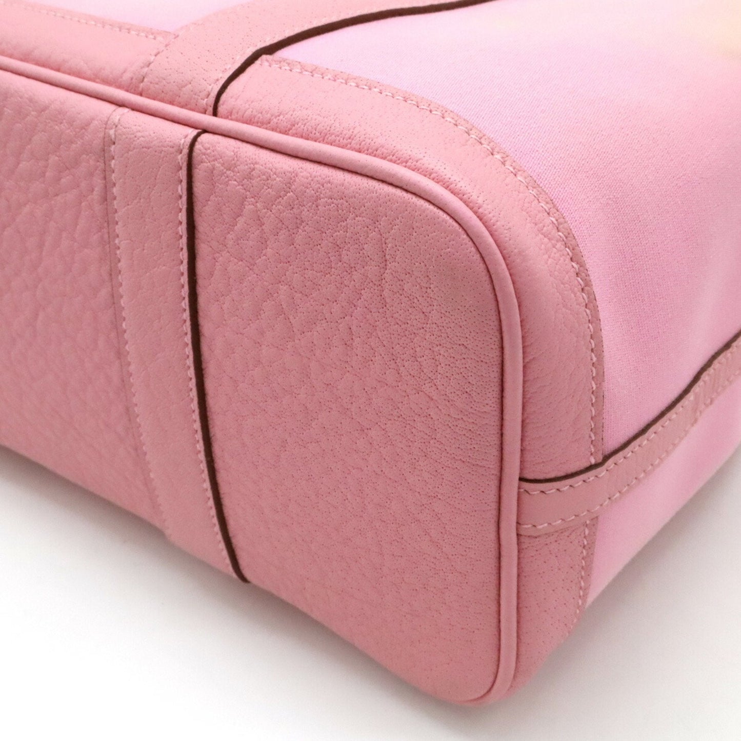 Garden Party Tote Toile and Leather 30