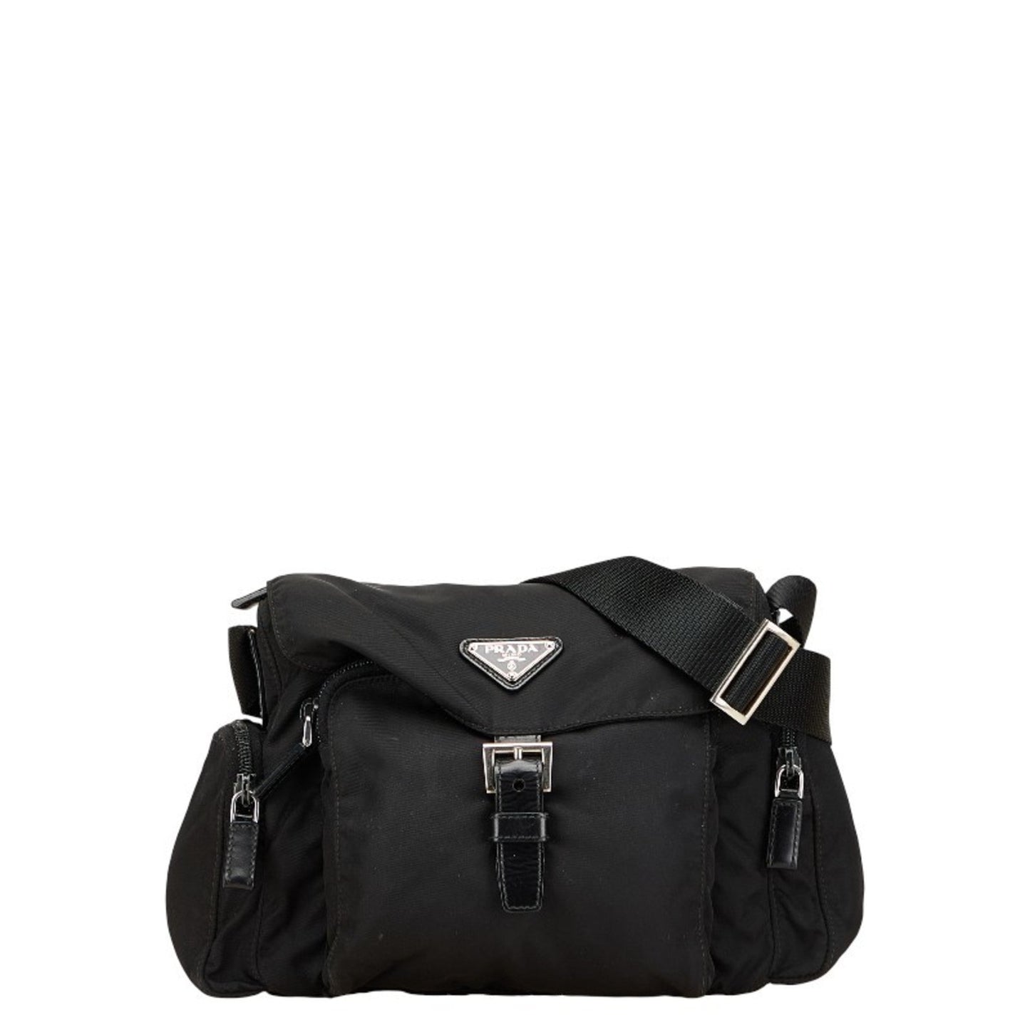 Buckle Messenger Bag Tessuto Small