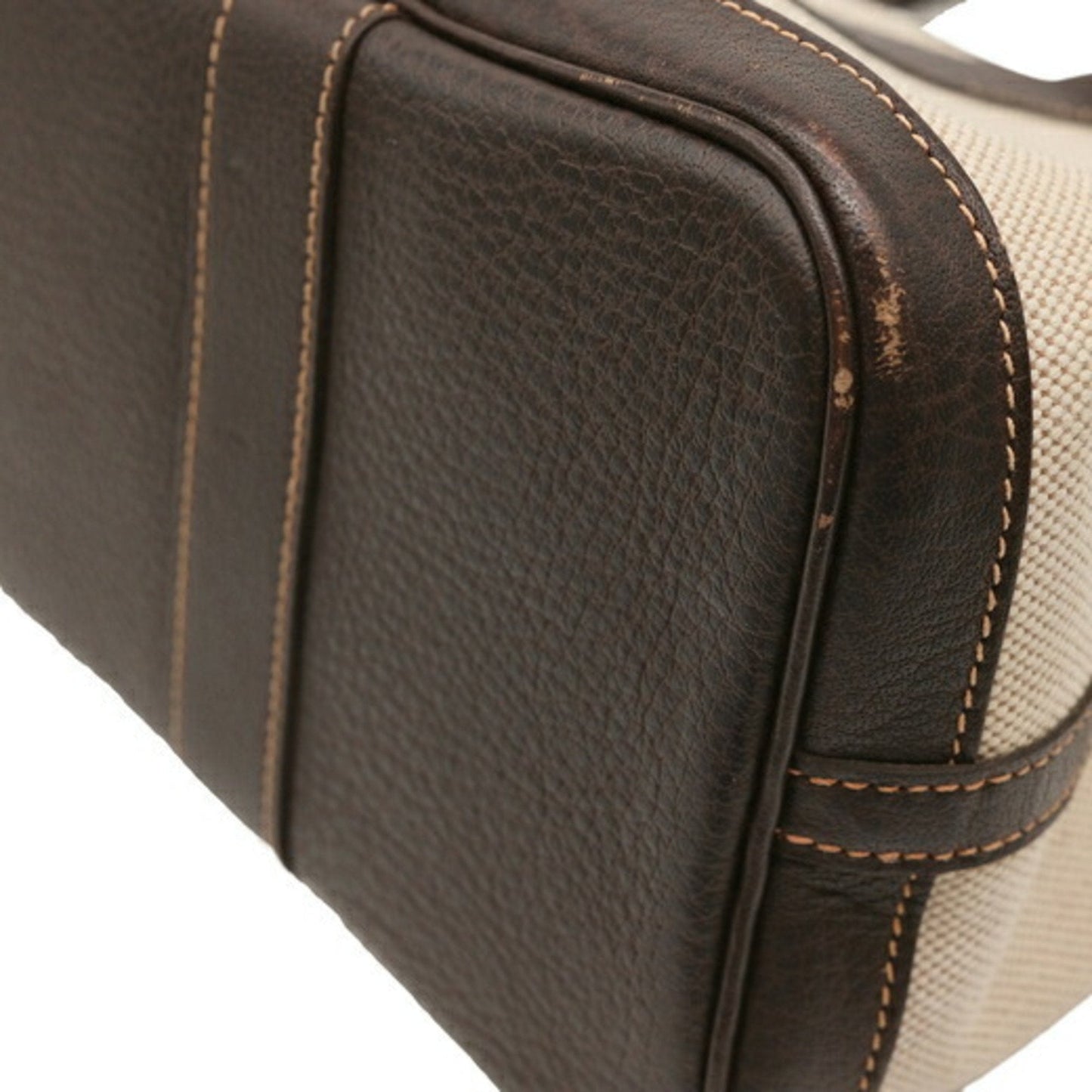 Garden Party Tote Toile and Leather 30