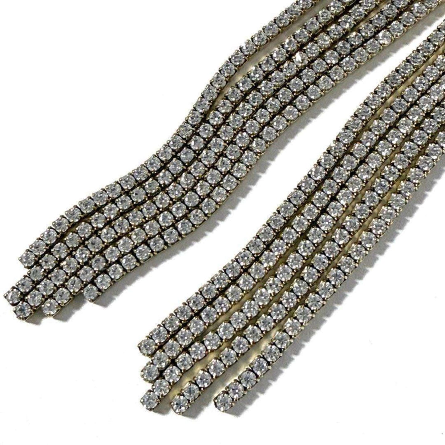 Earrings Crystal Palladium and Sterling Silver