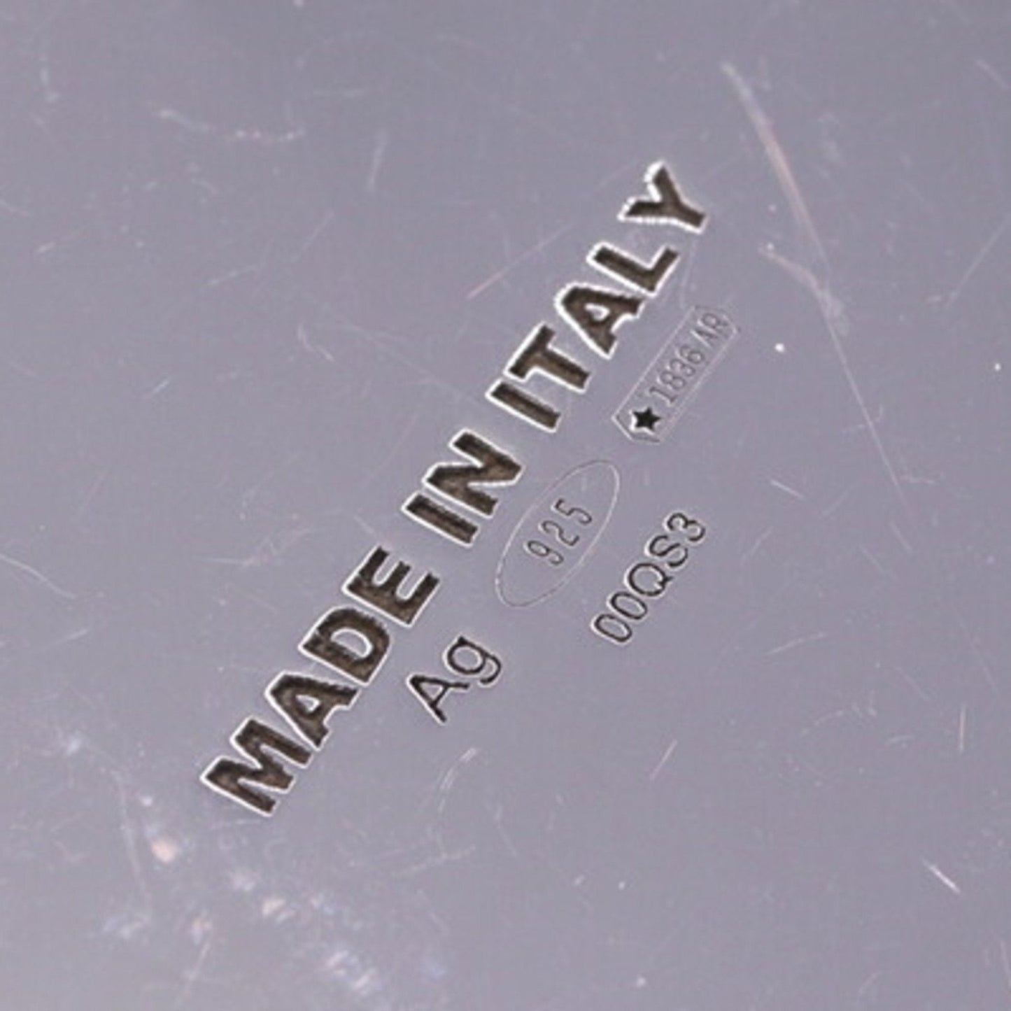 Single Earring Crystal Sterling Silver