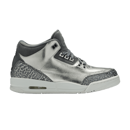 Jordan 3 Retro Premium Heiress Metallic Silver (GS)