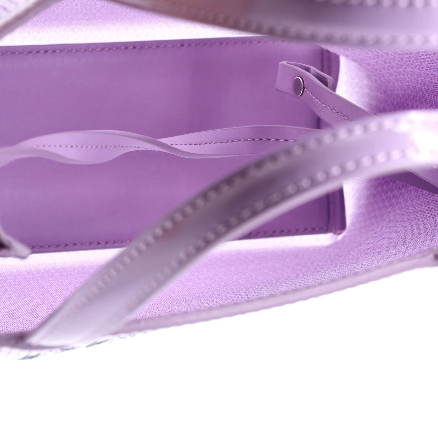 Logo Open Tote Sequined Mesh Small