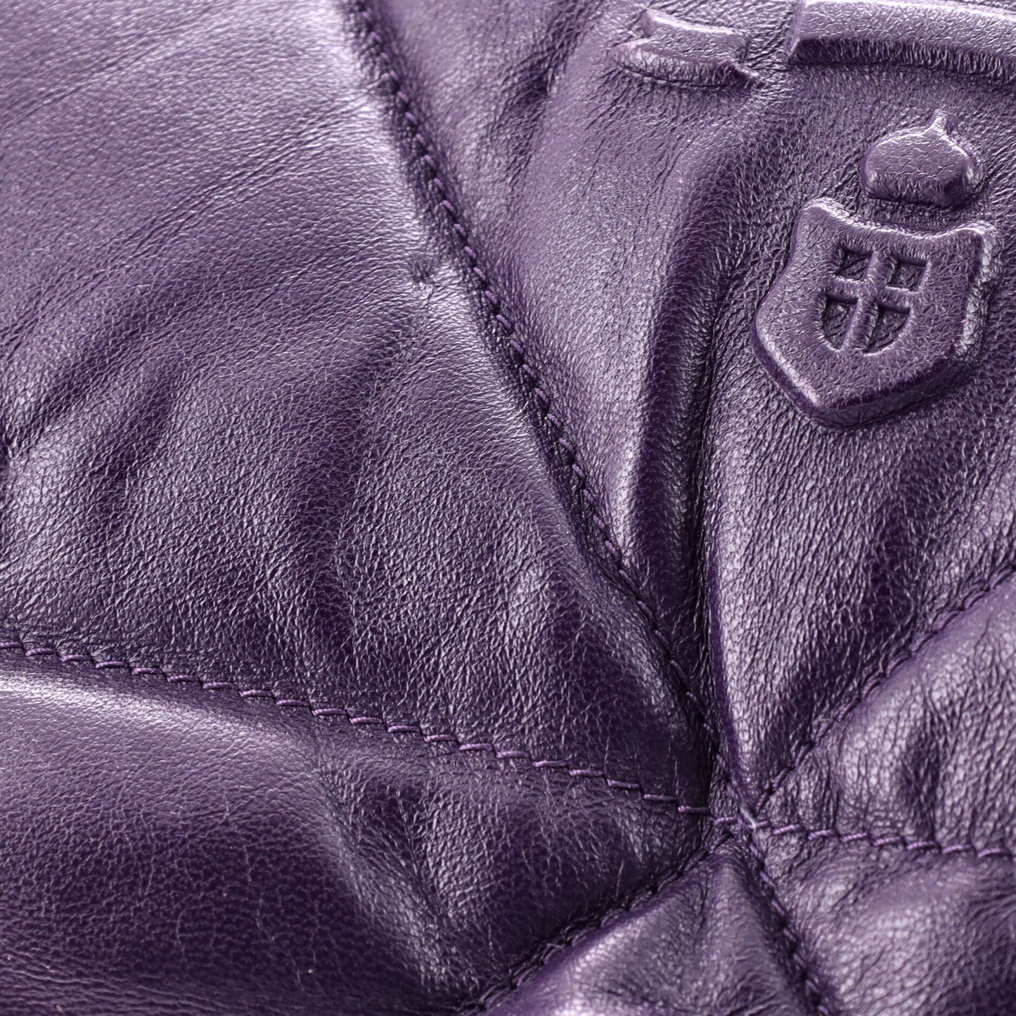 Padded Shoulder Bag Quilted Nappa Leather