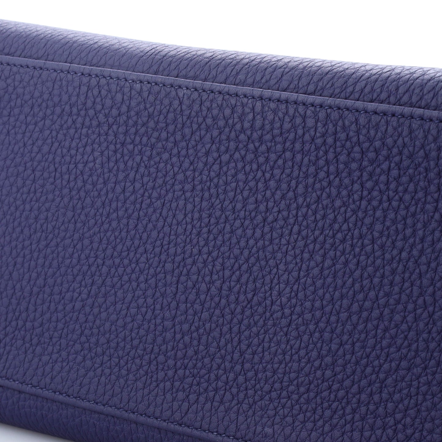 Kelly Handbag Bleu Encre Togo with Gold Hardware 28