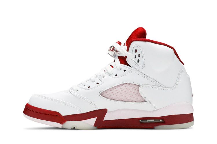 Jordan 5 Retro White Pink Red (GS)
