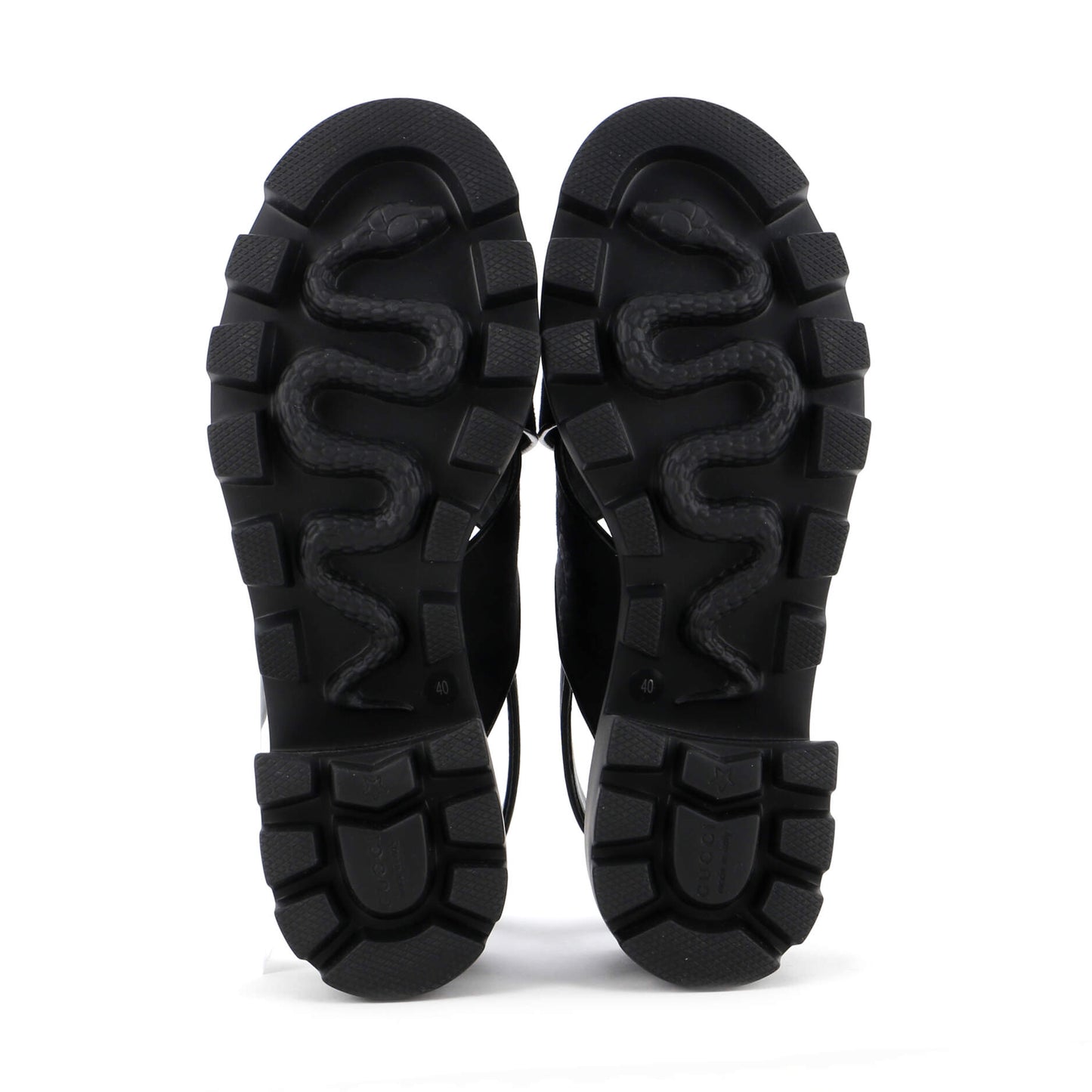 Women's Lug Sole Platform Slingback Sandals GG Canvas