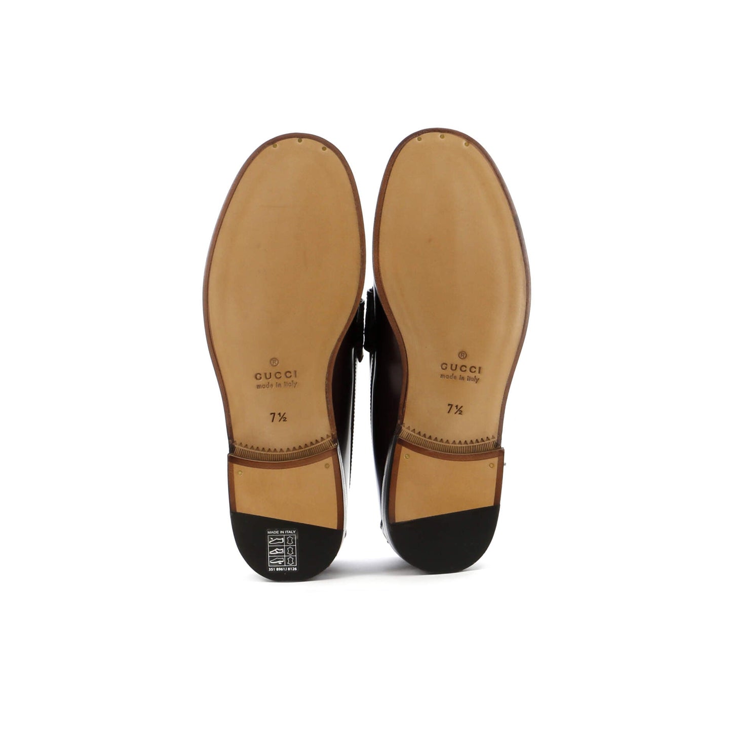 Men's Interlocking G Cutout Loafers Leather