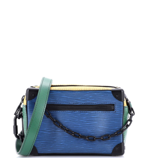 Soft Trunk Bag Colorblock Epi Leather Mini