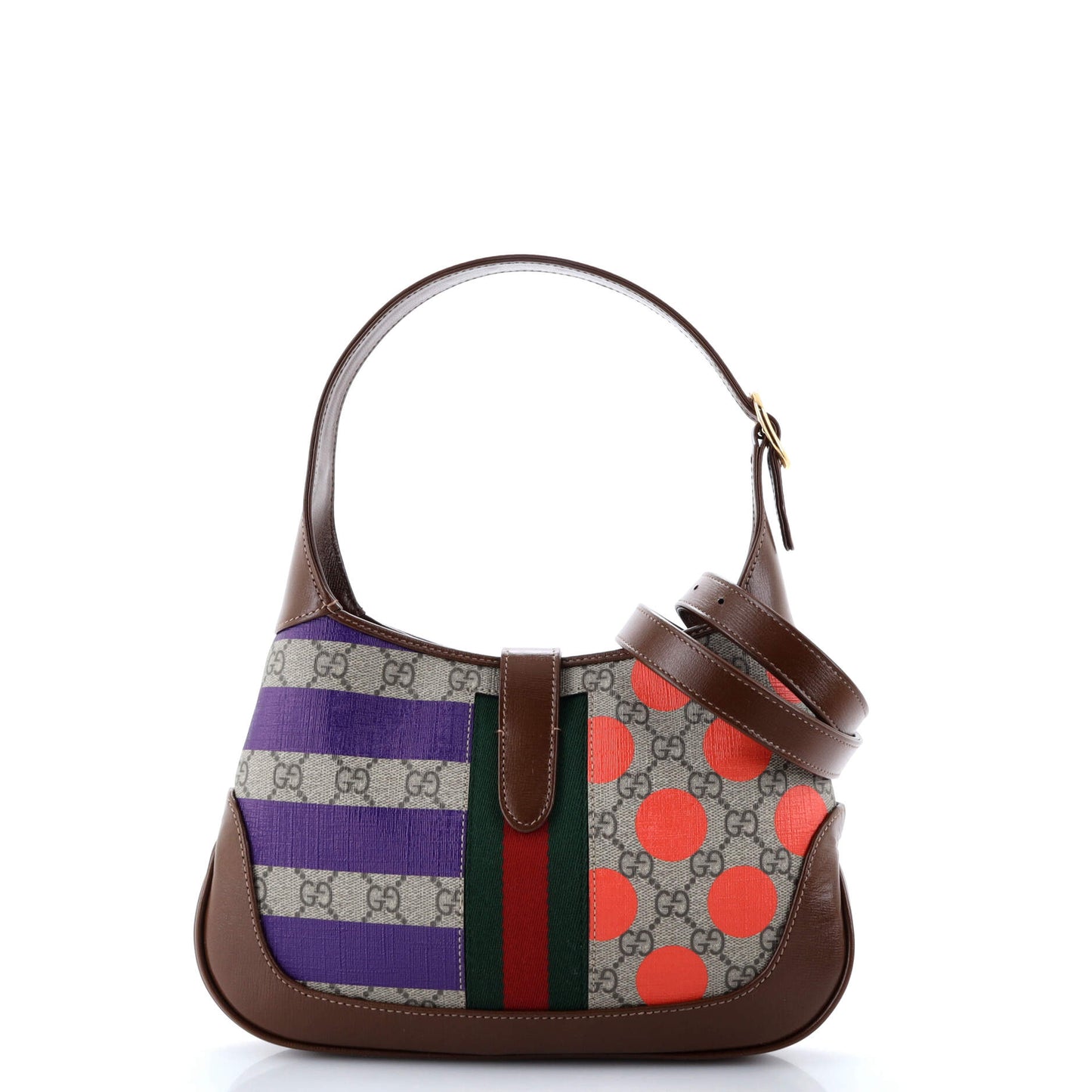 Jackie 1961 Hobo Printed GG Coated Canvas Small