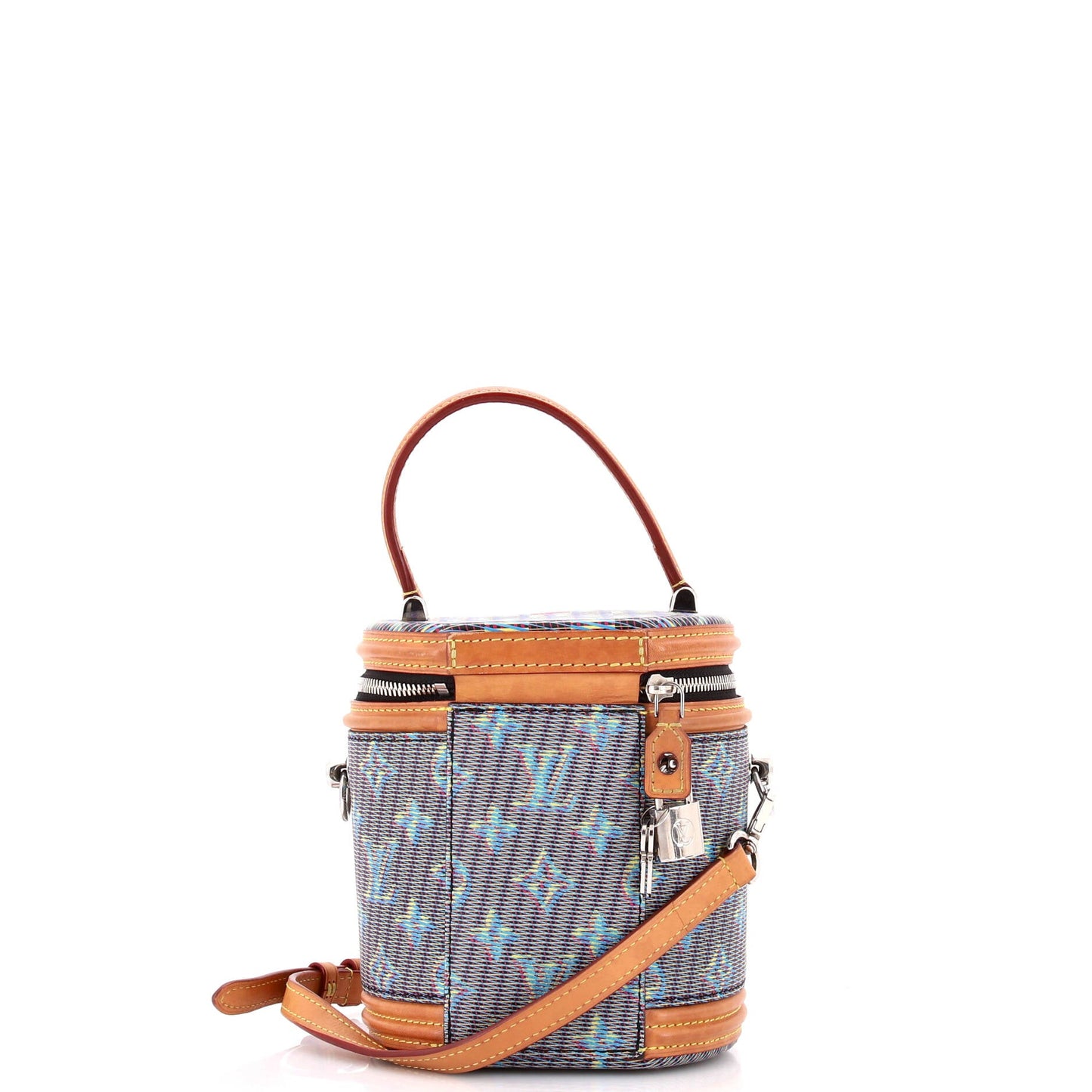 Cannes Handbag Damier Monogram LV Pop Canvas