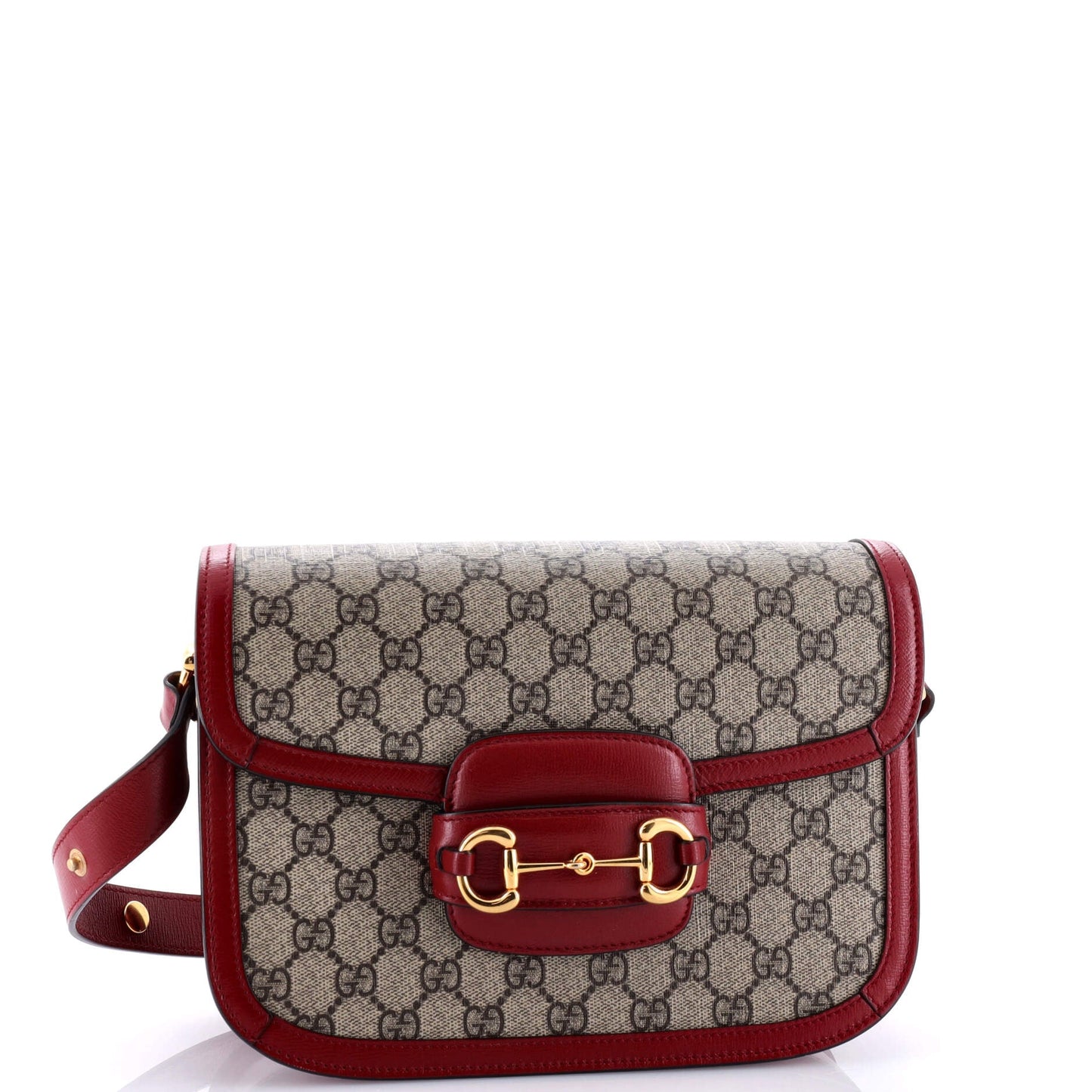 Horsebit 1955 Shoulder Bag GG Coated Canvas Small