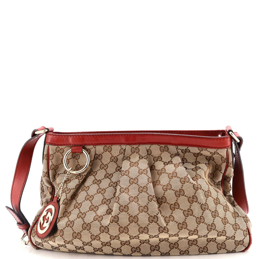 Sukey Messenger Bag GG Canvas Medium