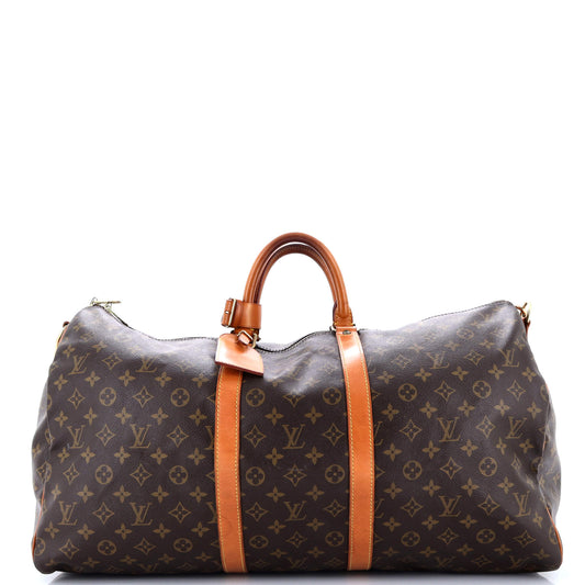 Keepall Bandouliere Bag Monogram Canvas 55