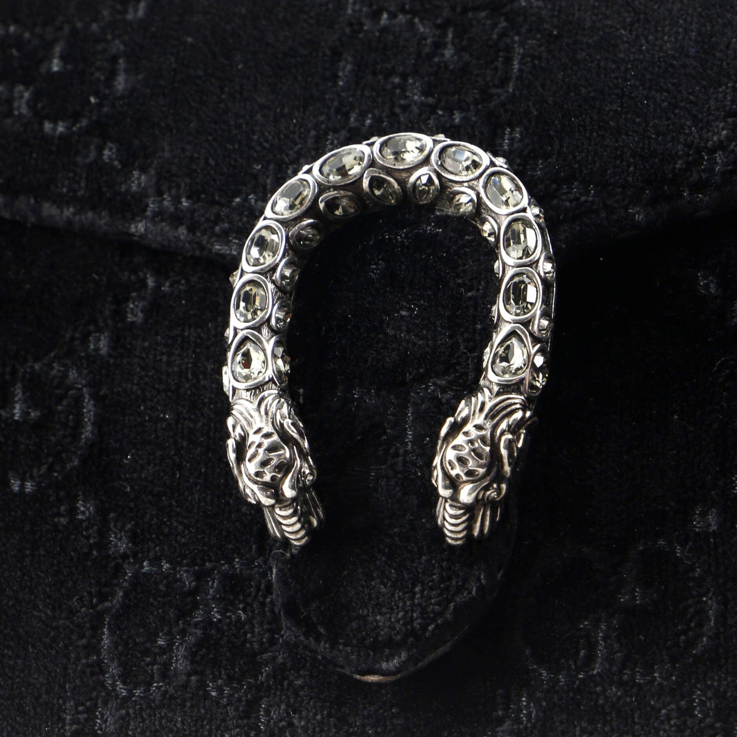 Dionysus Chain Wallet GG Velvet Small