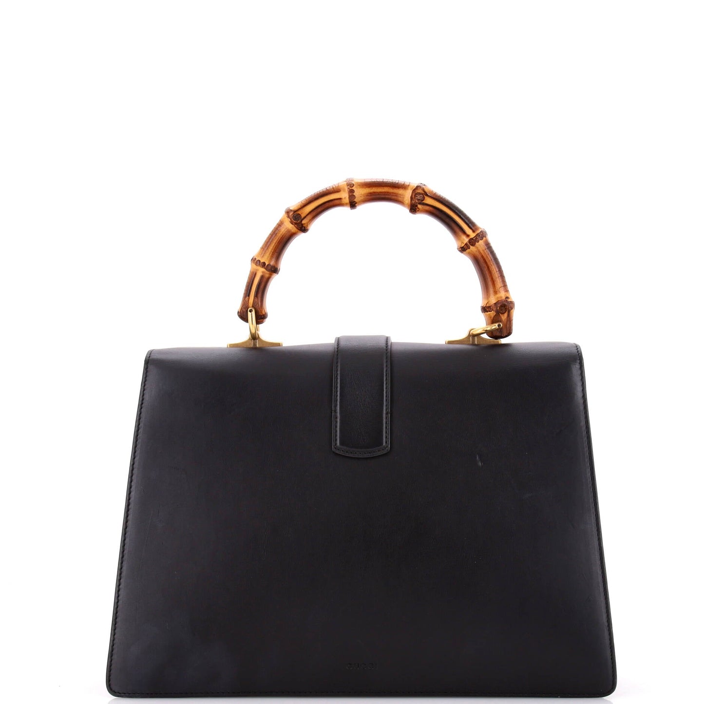 Dionysus Bamboo Top Handle Bag Colorblock Leather Large