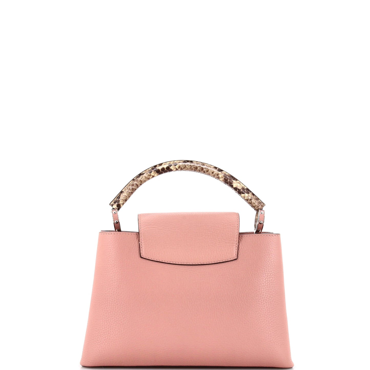 Capucines Bag Leather with Python PM