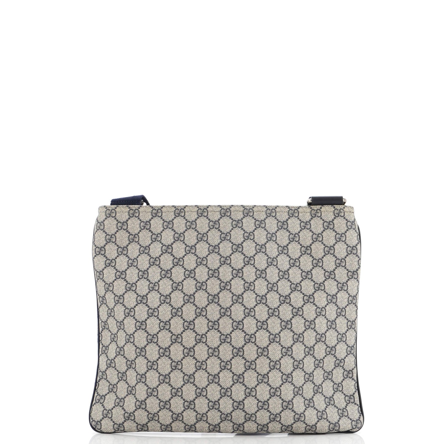 Zip Top Messenger Bag GG Coated Canvas Large