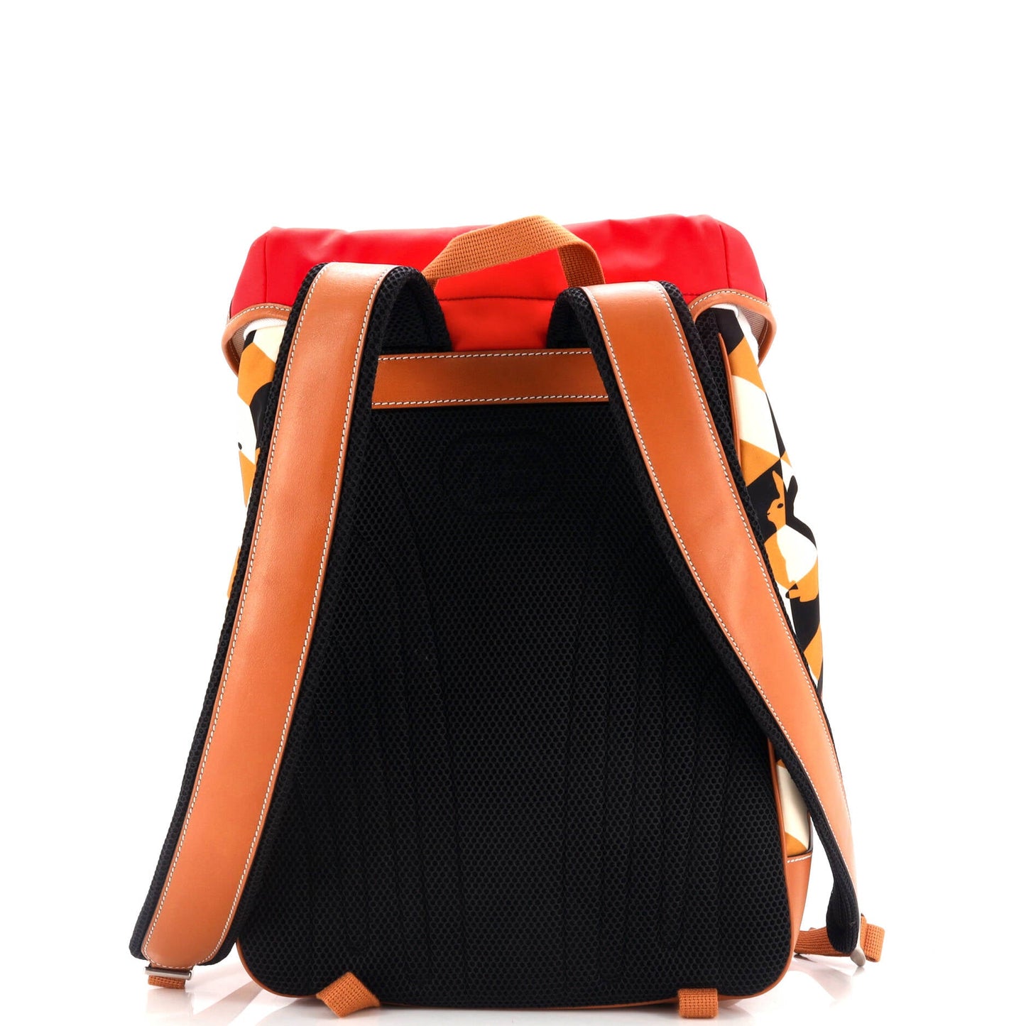 Interlocking G Patch Flap Buckle Backpack Printed Nylon and GG Coated Canvas