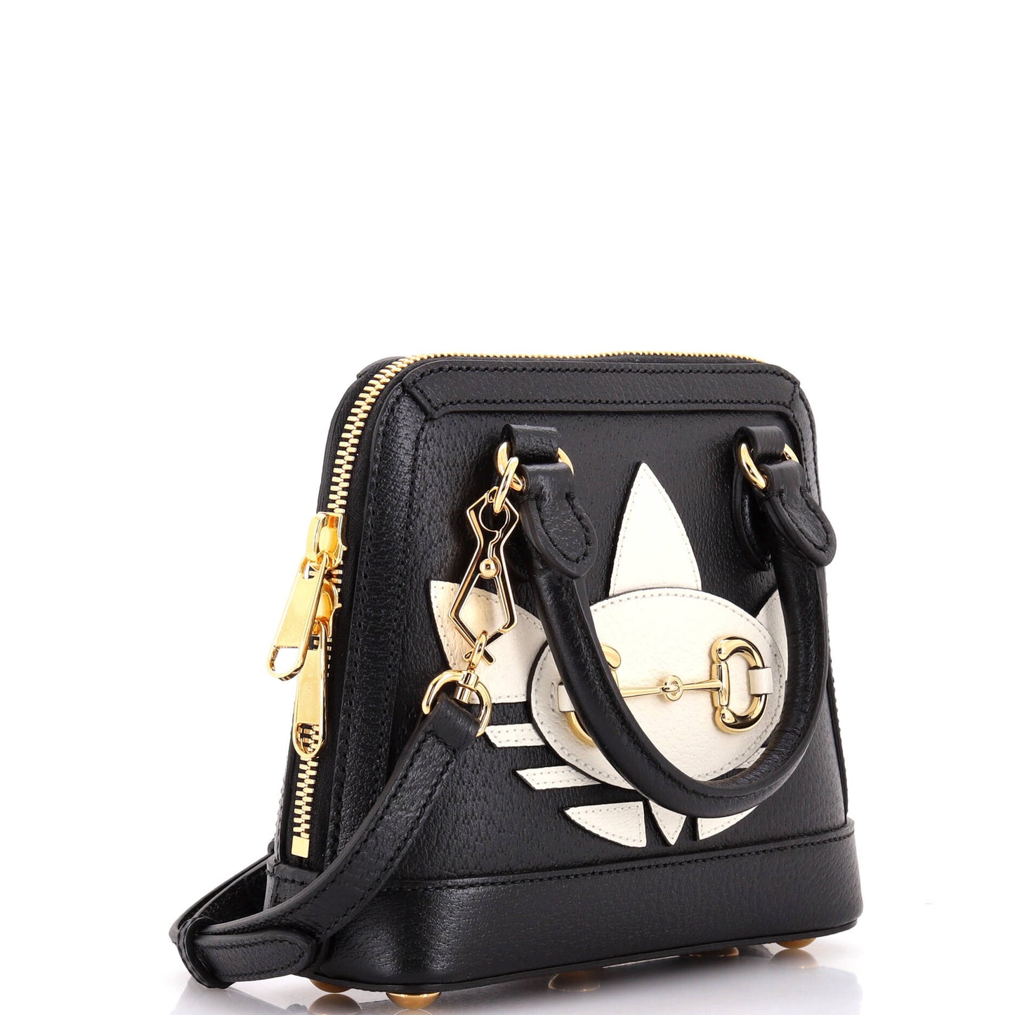 x Adidas Horsebit 1955 Top Handle Bag Leather with Applique Mini