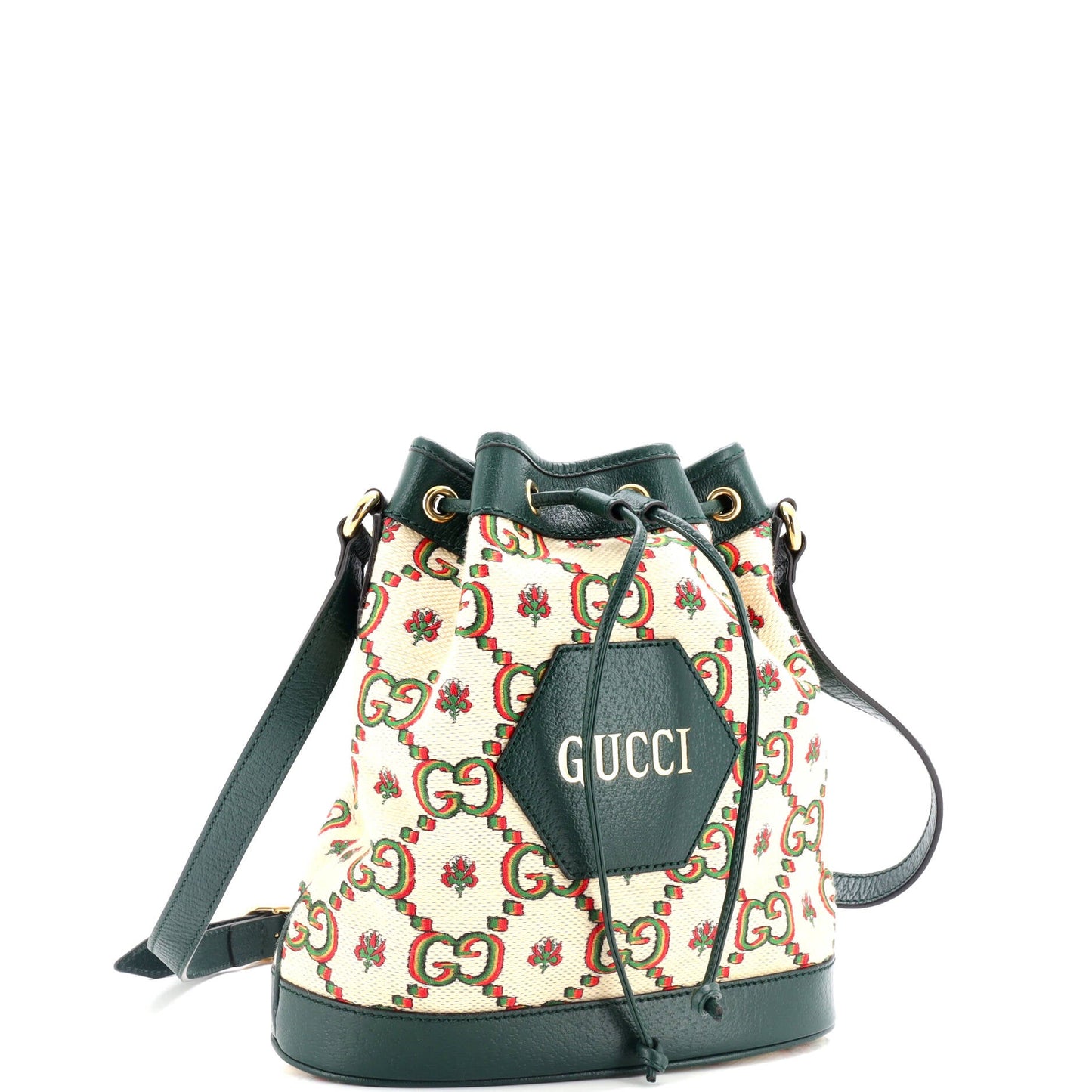 100 Ophidia Bucket Bag Limited Edition Canvas